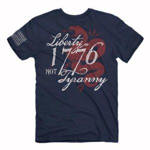 Liberty In 1776 Not Tyranny Short Sleeve T-Shirt - NEW Fast Ship
